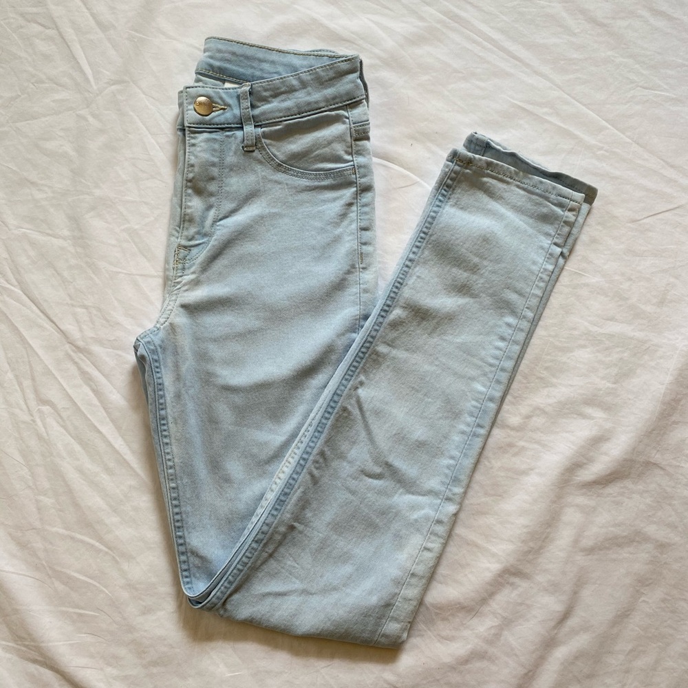 Light Blue High-Rise Jeggings